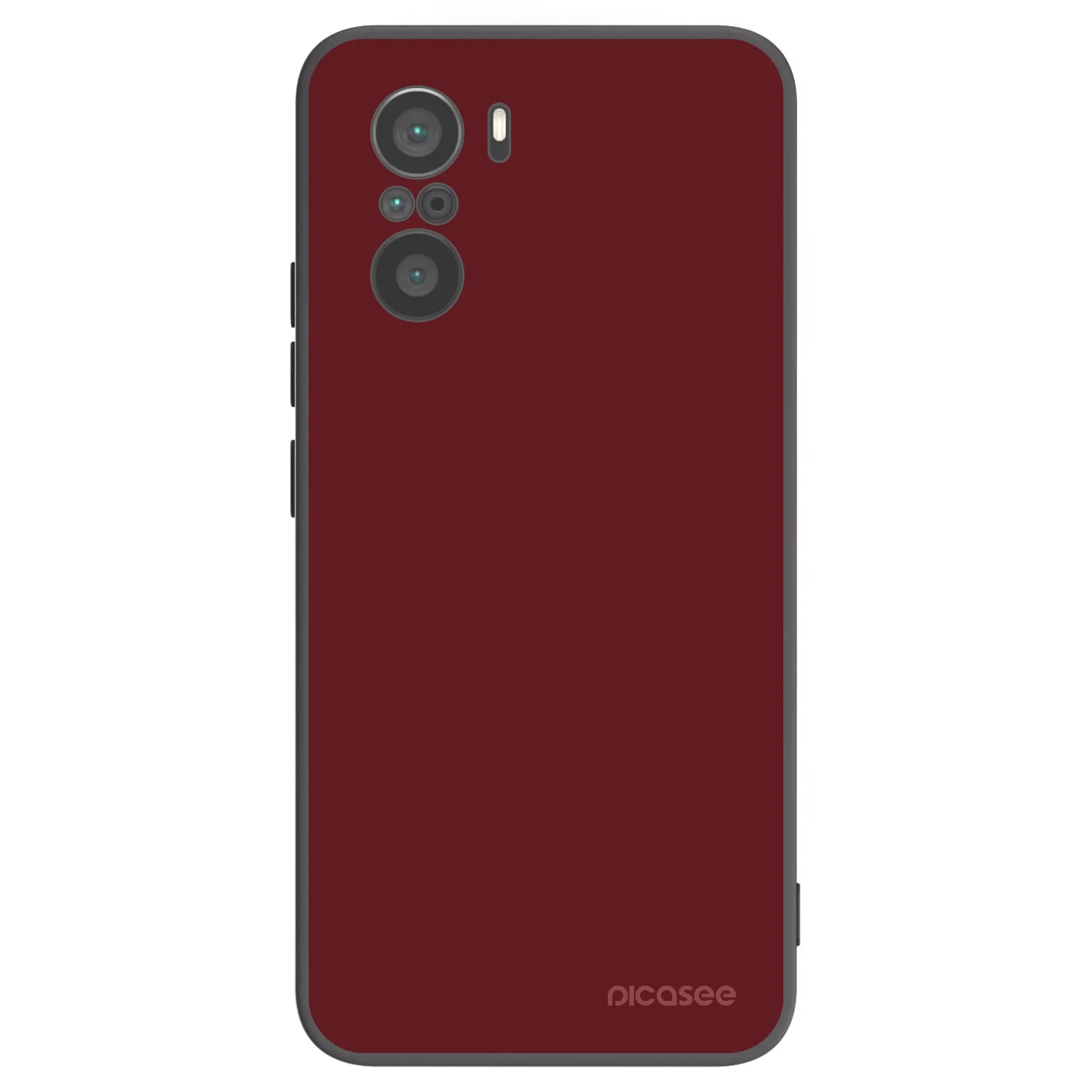 Picasee silikonski črni ovitek za Xiaomi Poco F3 - Red Bliss