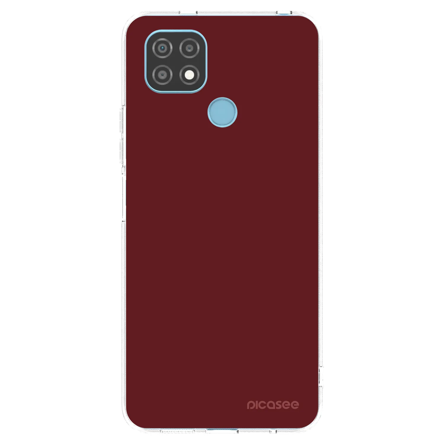 Picasee silikonski prozorni ovitek za Realme C21 - Red Bliss