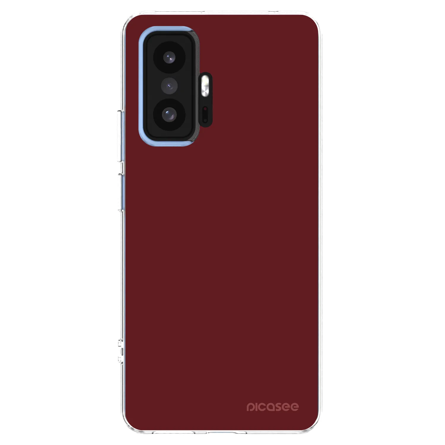 Picasee silikonski prozorni ovitek za Xiaomi 11T - Red Bliss