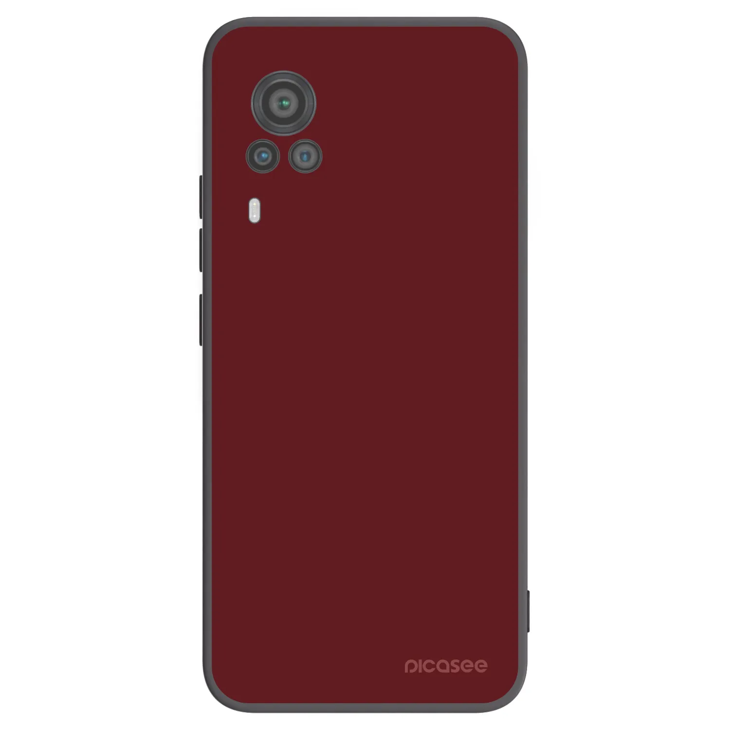 Picasee silikonski črni ovitek za Vivo X60 Pro 5G - Red Bliss