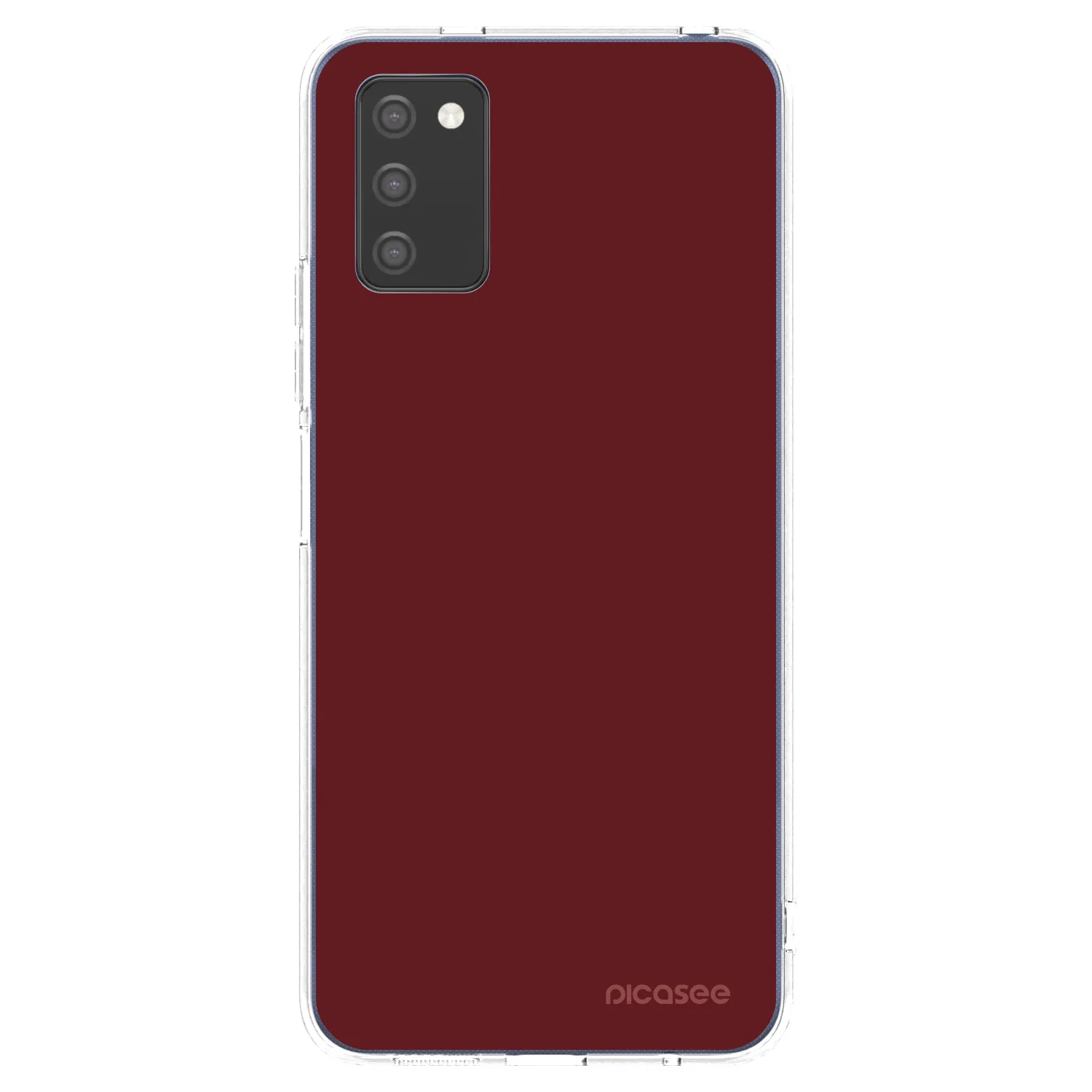 Picasee silikonski prozorni ovitek za Samsung Galaxy A03s A037G - Red Bliss