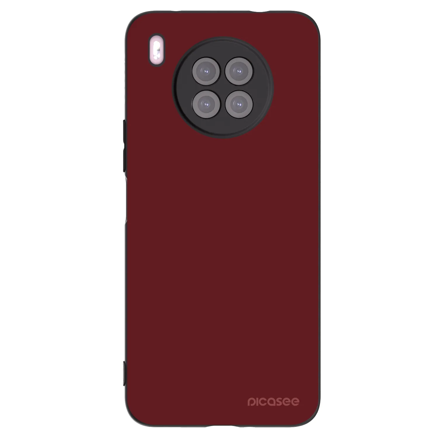 Picasee silikonski črni ovitek za Huawei Nova 8i - Red Bliss