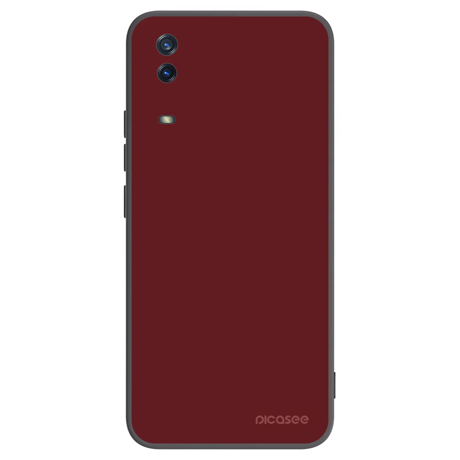 Picasee silikonski črni ovitek za Vivo Y11s - Red Bliss