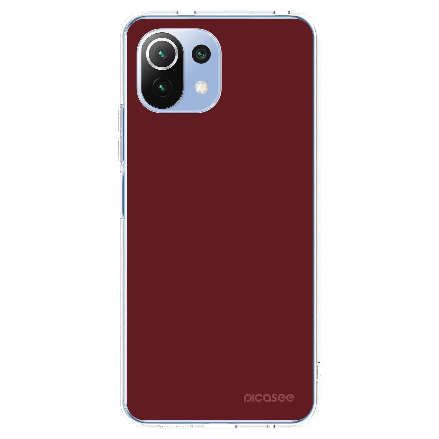 Picasee silikonski prozorni ovitek za Xiaomi 11 Lite 5G NE - Red Bliss