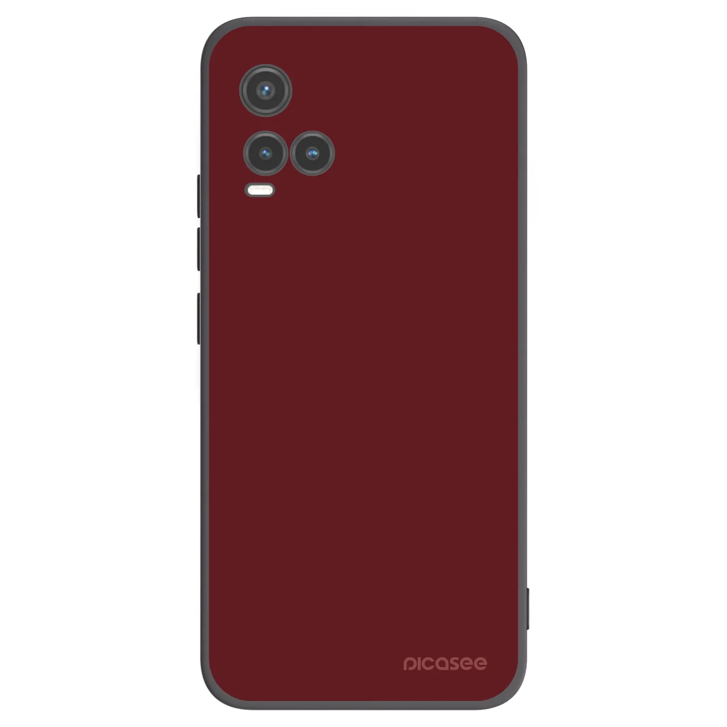 Picasee silikonski črni ovitek za Vivo Y33s - Red Bliss