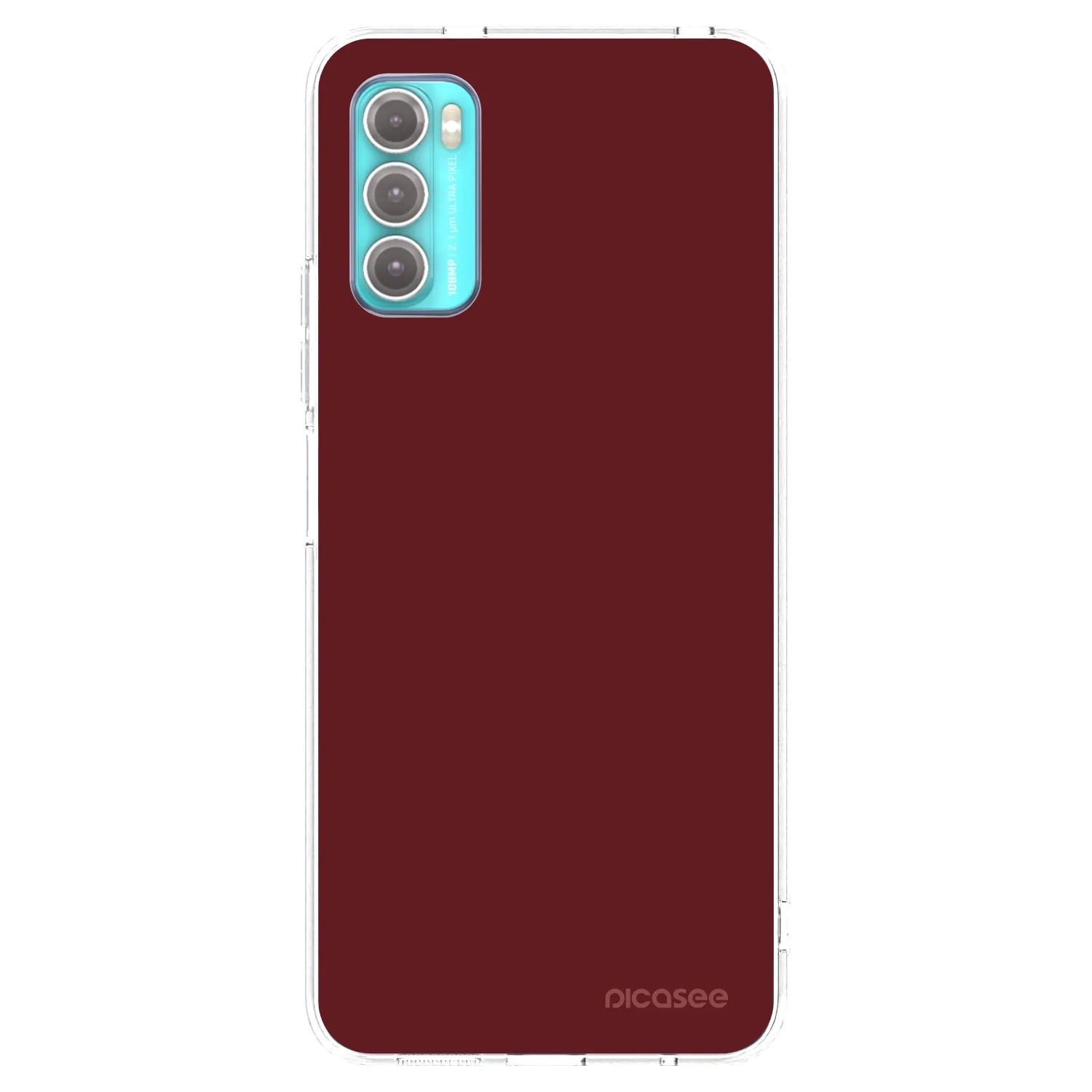 Picasee silikonski prozorni ovitek za Motorola Moto G60 - Red Bliss