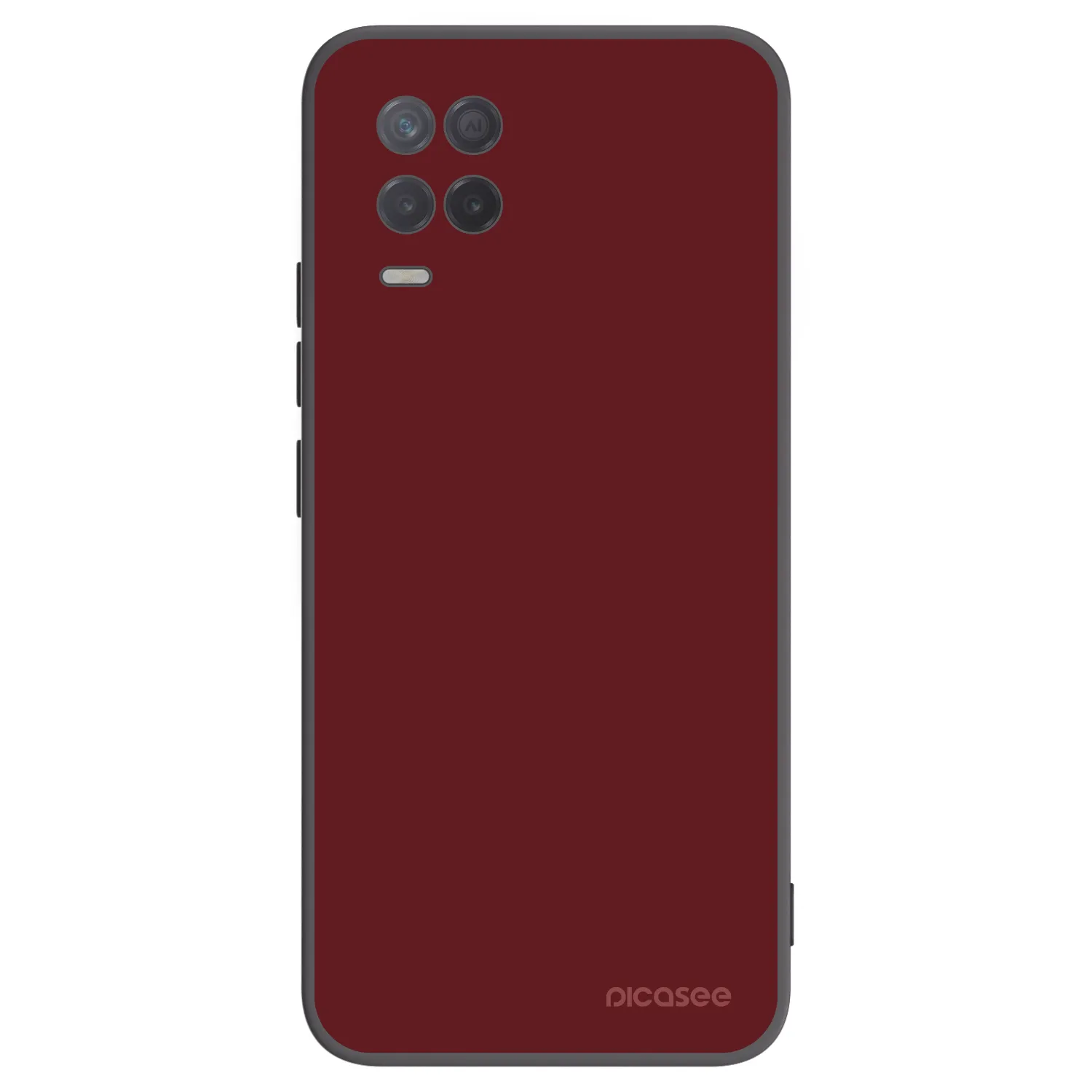 Picasee silikonski črni ovitek za Realme 8 5G - Red Bliss