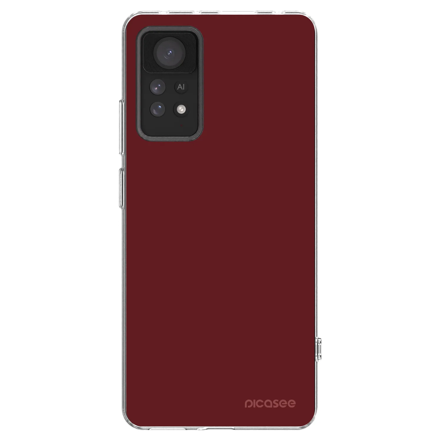Picasee silikonski prozorni ovitek za Xiaomi Redmi Note 11 Pro - Red Bliss