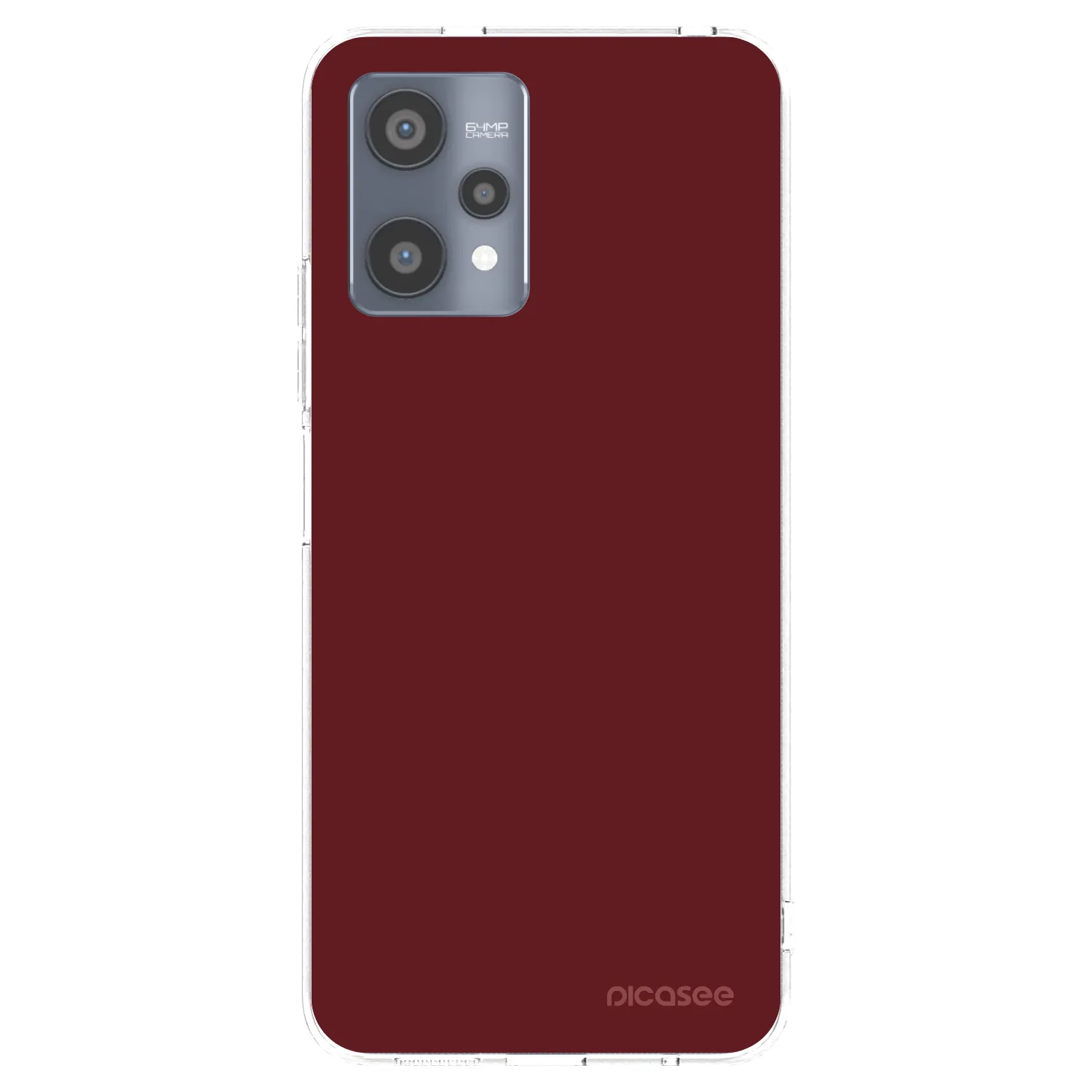 Picasee silikonski prozorni ovitek za Realme 9 Pro 5G - Red Bliss