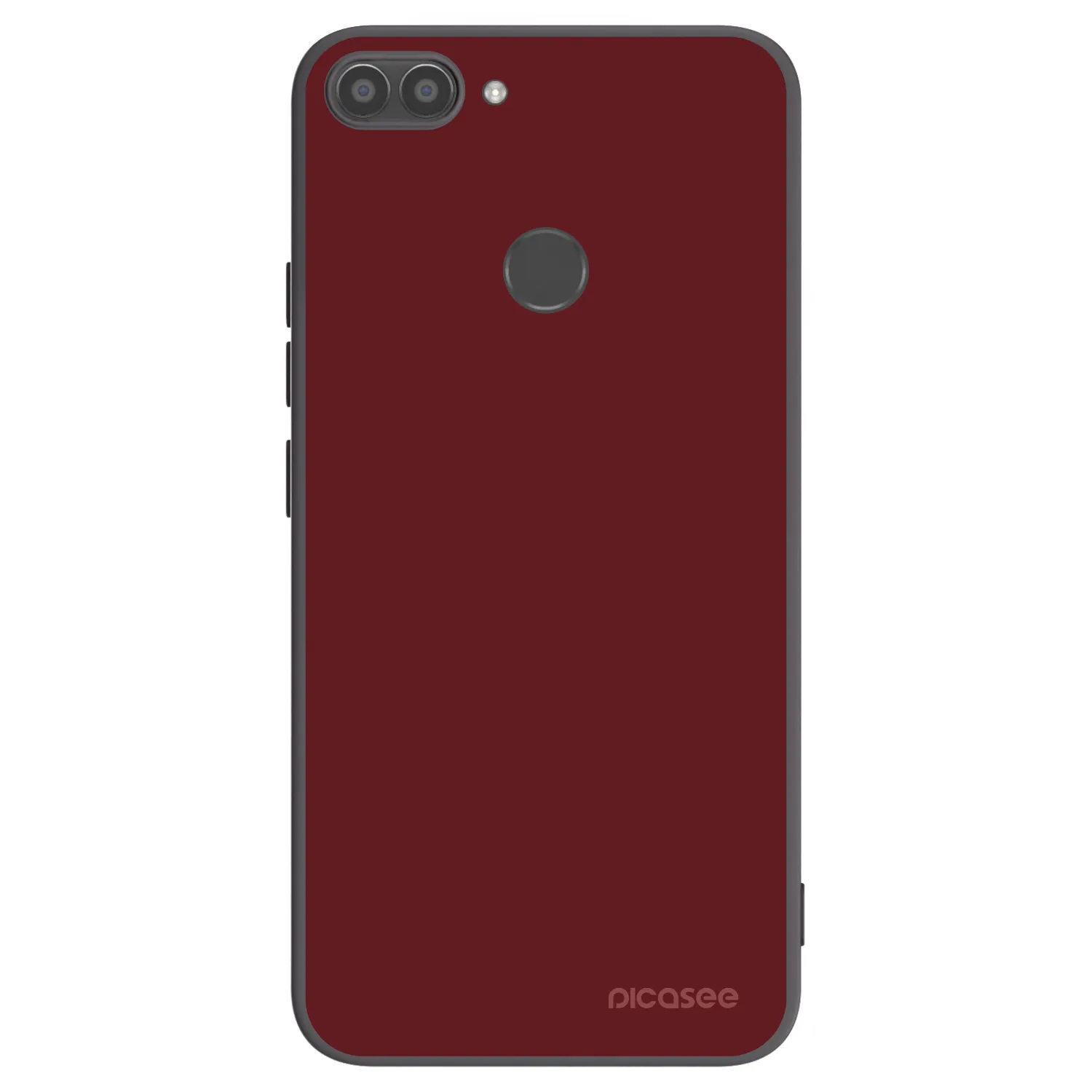 Picasee silikonski črni ovitek za Huawei P Smart - Red Bliss