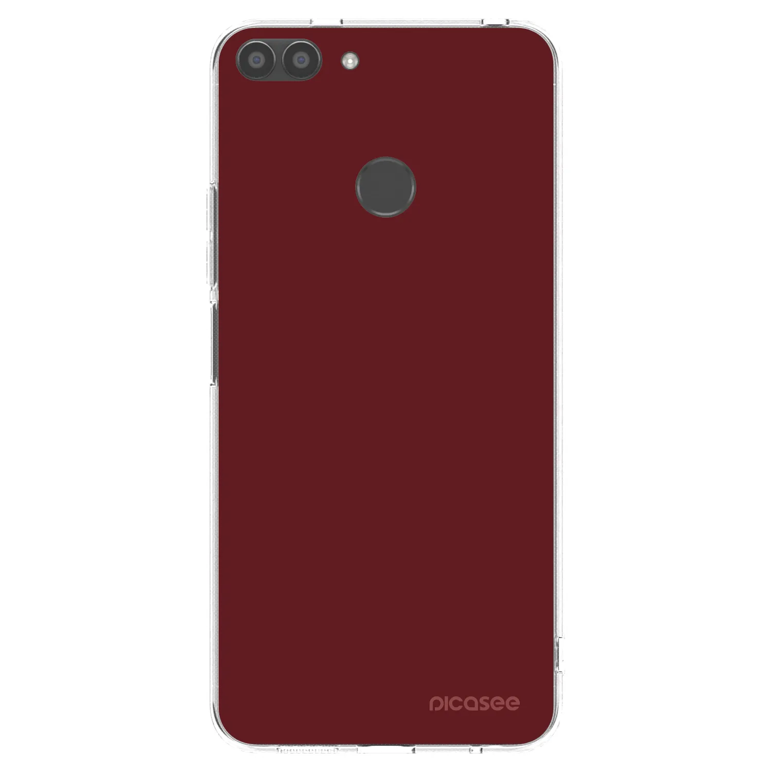 Picasee silikonski prozorni ovitek za Huawei P Smart - Red Bliss
