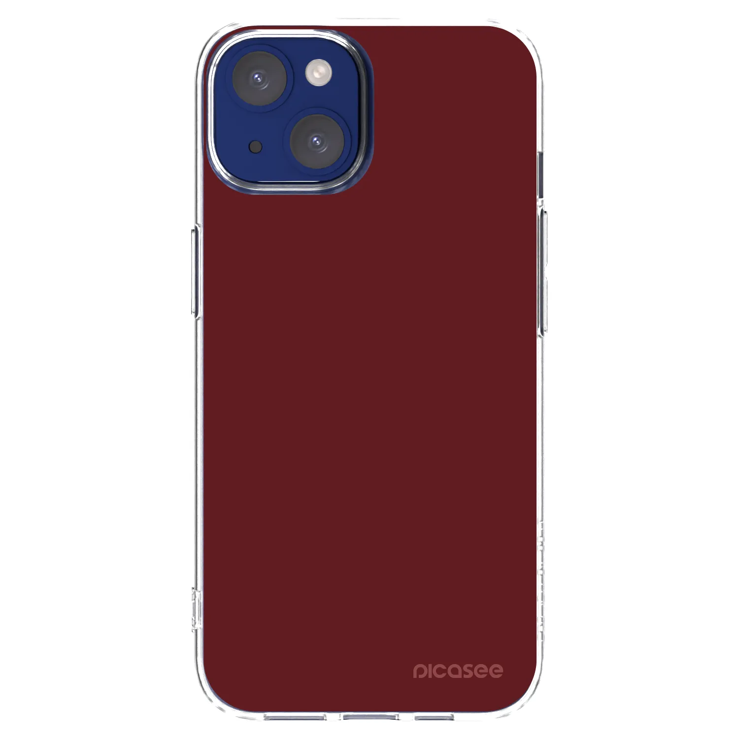 Picasee silikonski prozorni ovitek za Apple iPhone 14 - Red Bliss