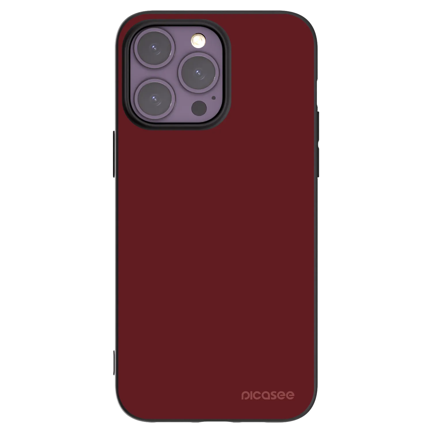 Picasee silikonski črni ovitek za Apple iPhone 14 Pro Max - Red Bliss