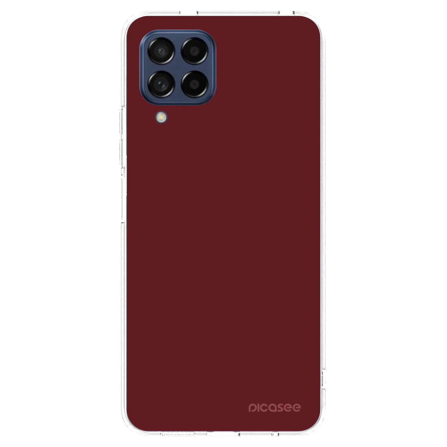 Picasee silikonski prozorni ovitek za Samsung Galaxy M53 5G - Red Bliss