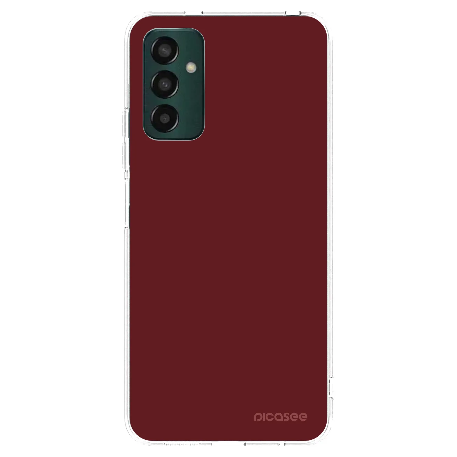 Picasee silikonski prozorni ovitek za Samsung Galaxy M13 M135F - Red Bliss