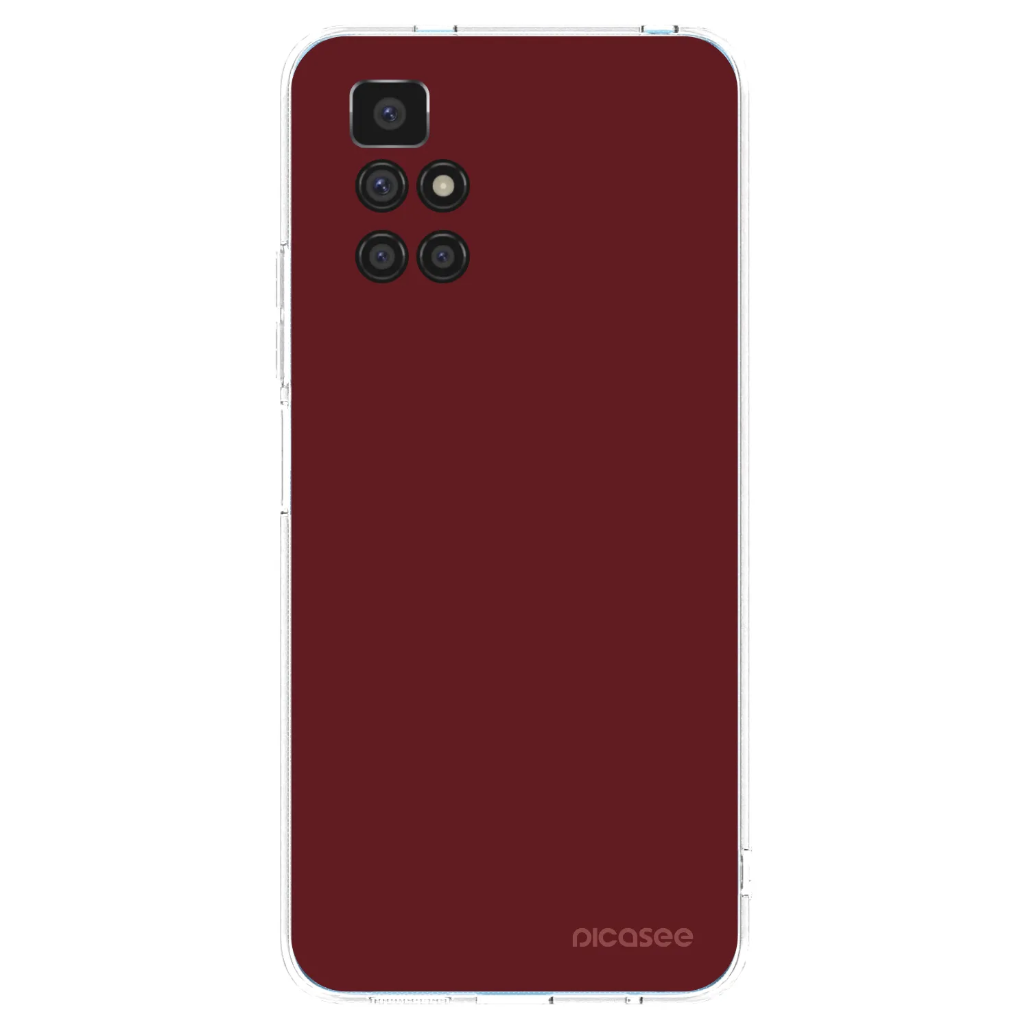 Picasee silikonski prozorni ovitek za Xiaomi Redmi 10 (2022) - Red Bliss