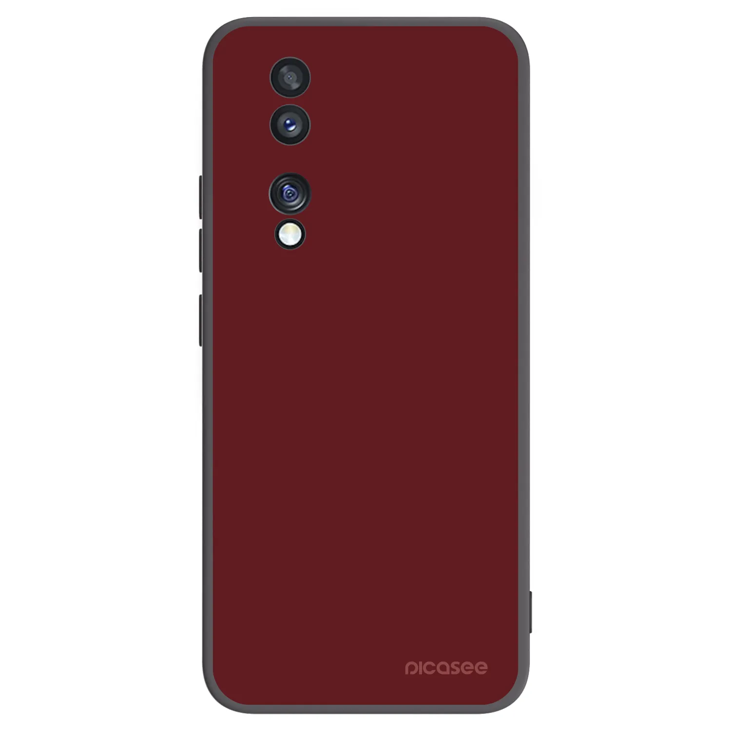 Picasee silikonski črni ovitek za Honor 70 - Red Bliss