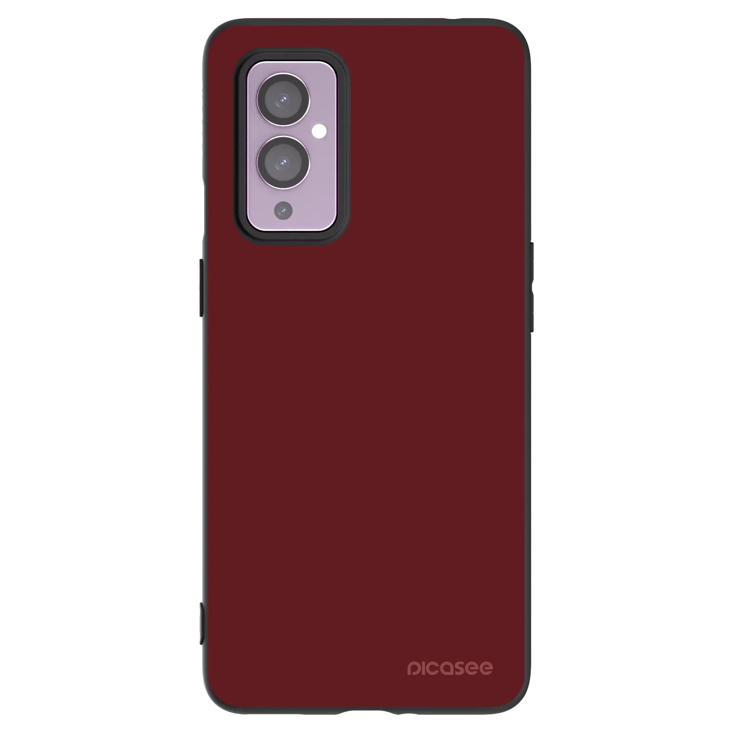 Picasee silikonski črni ovitek za OnePlus 9 - Red Bliss