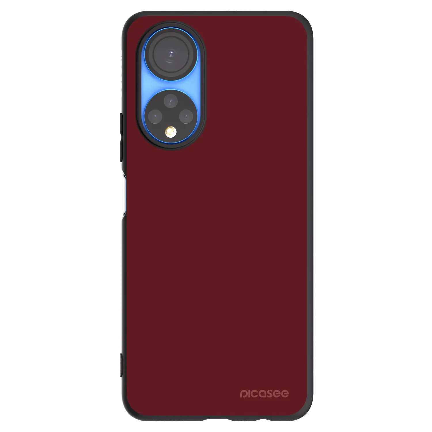 Picasee silikonski črni ovitek za Honor X7 - Red Bliss