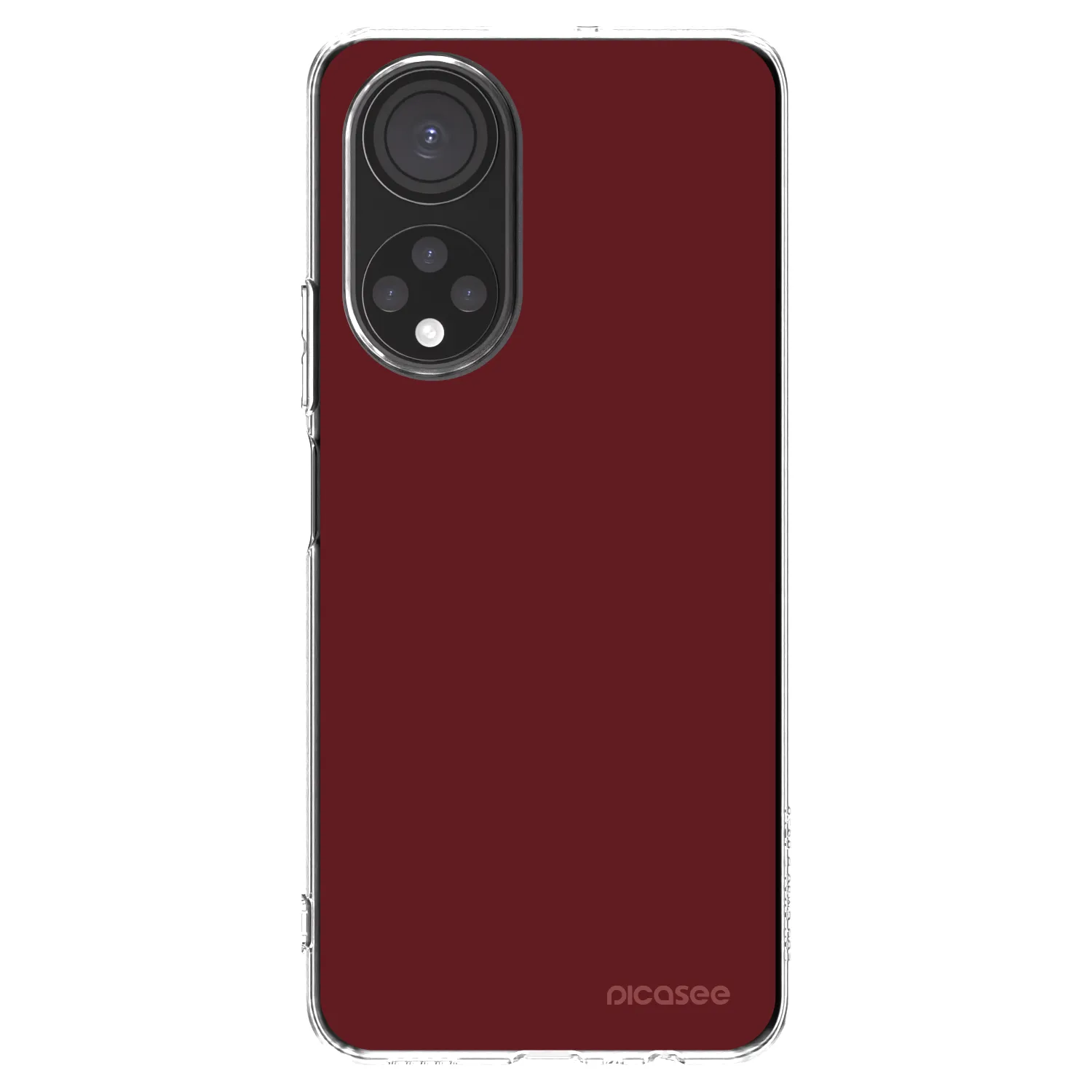 Picasee silikonski prozorni ovitek za Honor X7 - Red Bliss