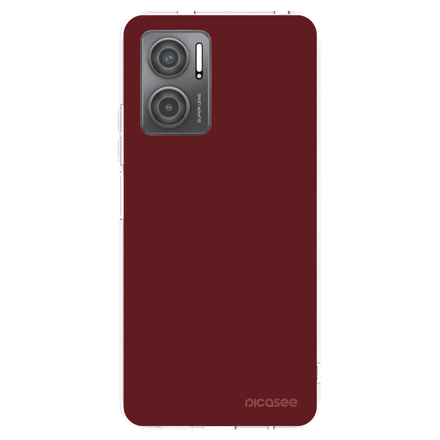 Picasee silikonski prozorni ovitek za Xiaomi Redmi 10 5G - Red Bliss