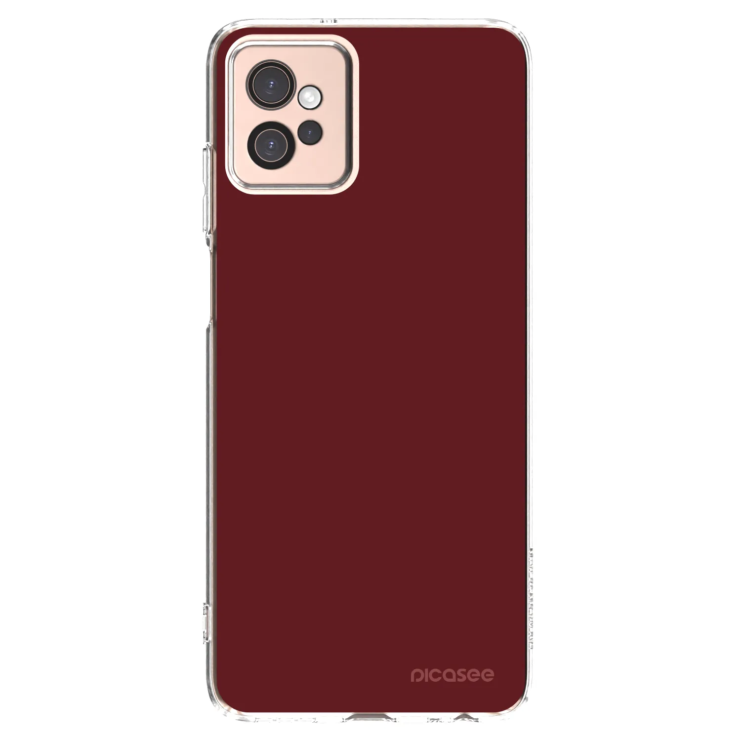 Picasee silikonski prozorni ovitek za Motorola Moto G32 - Red Bliss