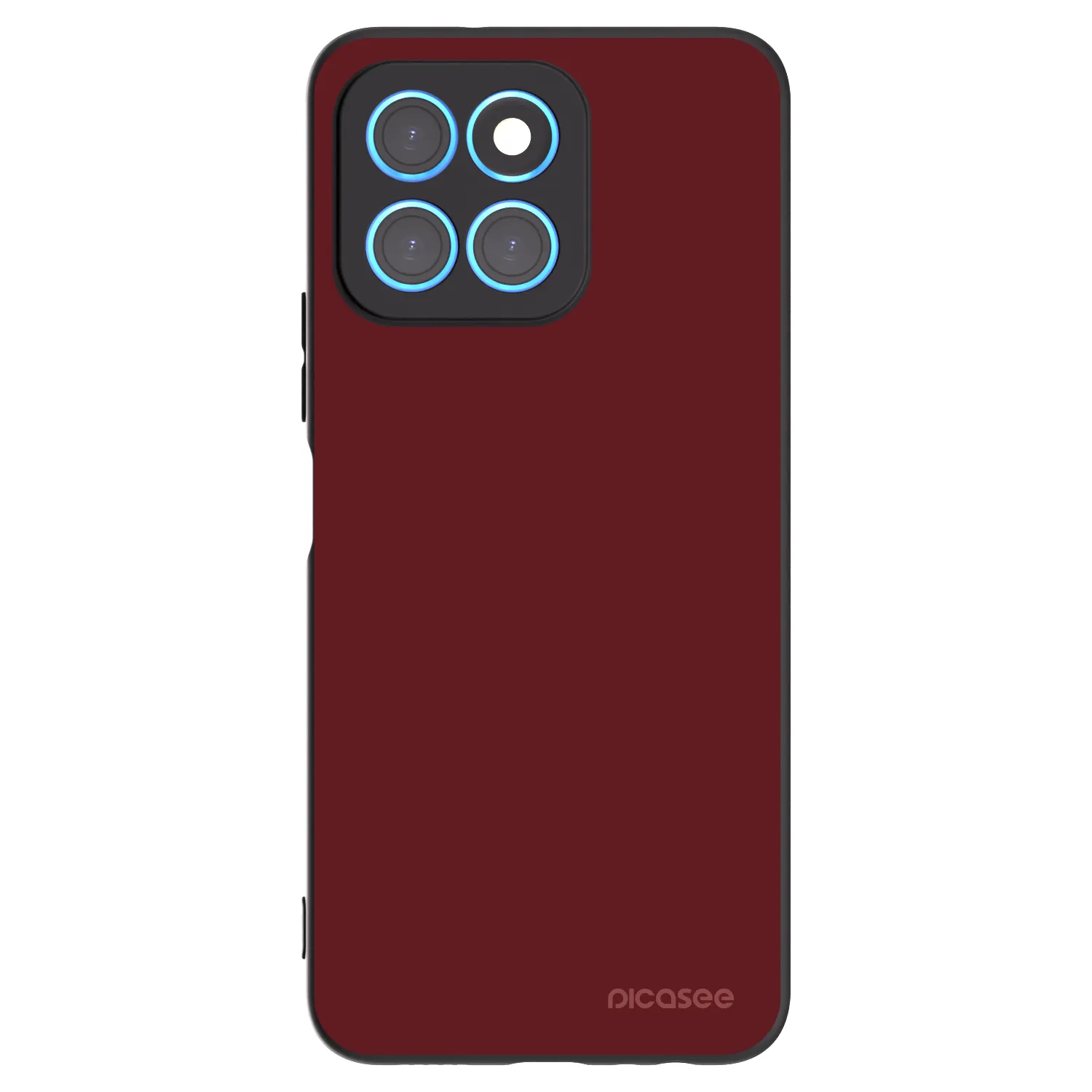 Picasee silikonski črni ovitek za Honor X8 5G - Red Bliss