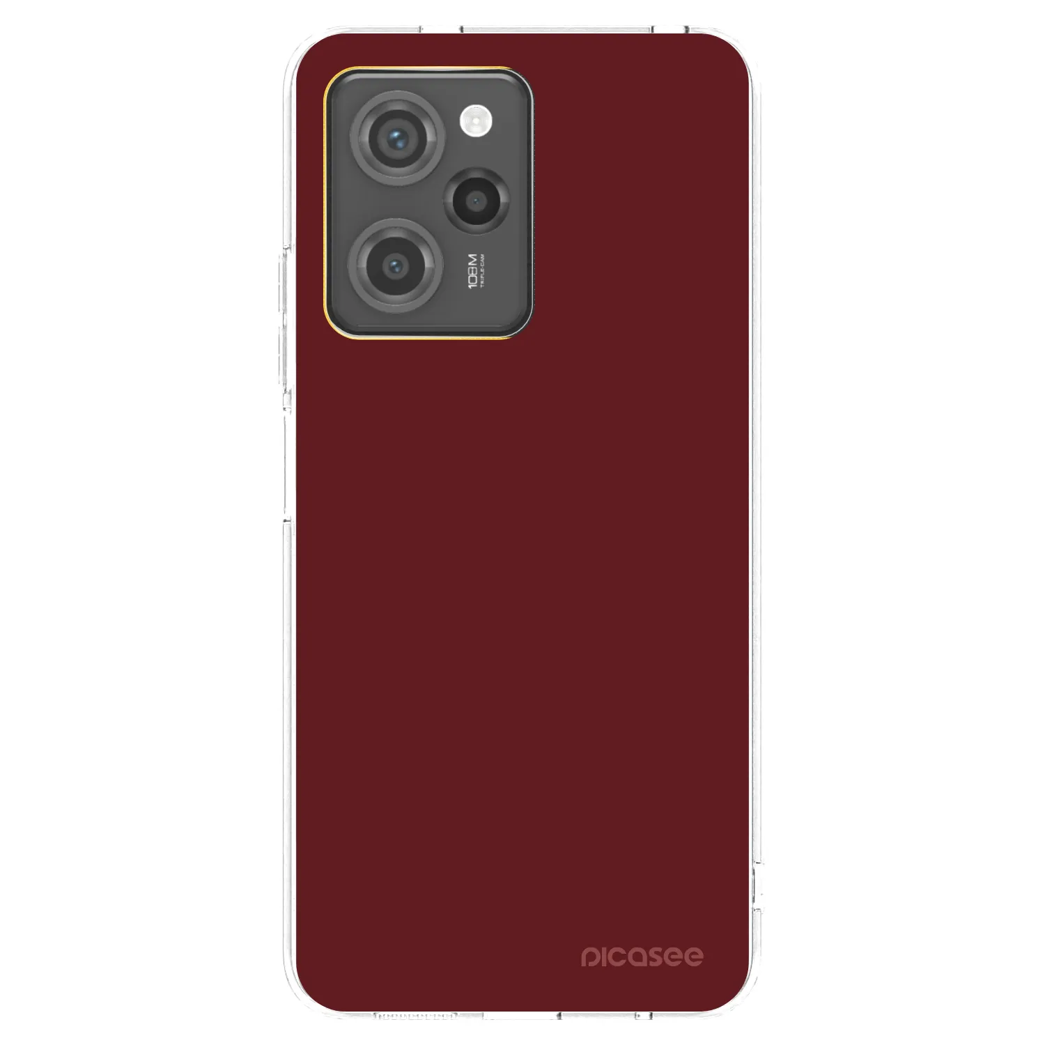 Picasee silikonski prozorni ovitek za Xiaomi Poco X5 Pro - Red Bliss
