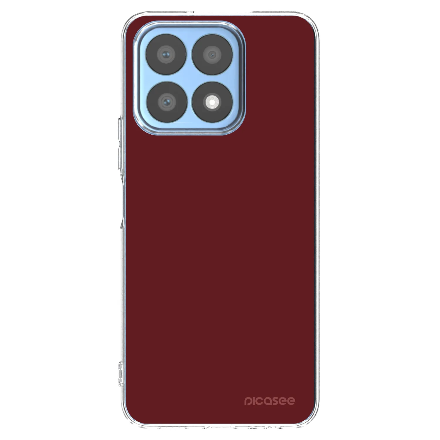 Picasee silikonski prozorni ovitek za Honor X8a - Red Bliss