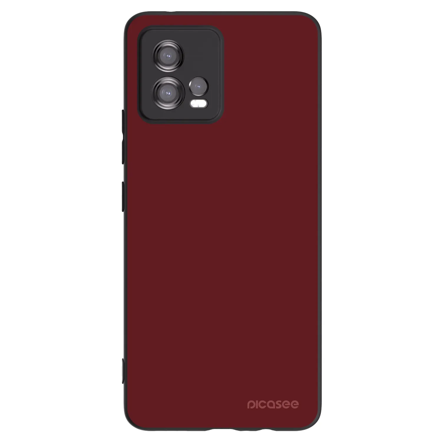 Picasee silikonski črni ovitek za Motorola Moto G72 - Red Bliss