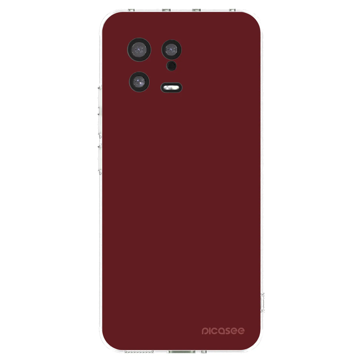 Picasee silikonski prozorni ovitek za Xiaomi 13 - Red Bliss