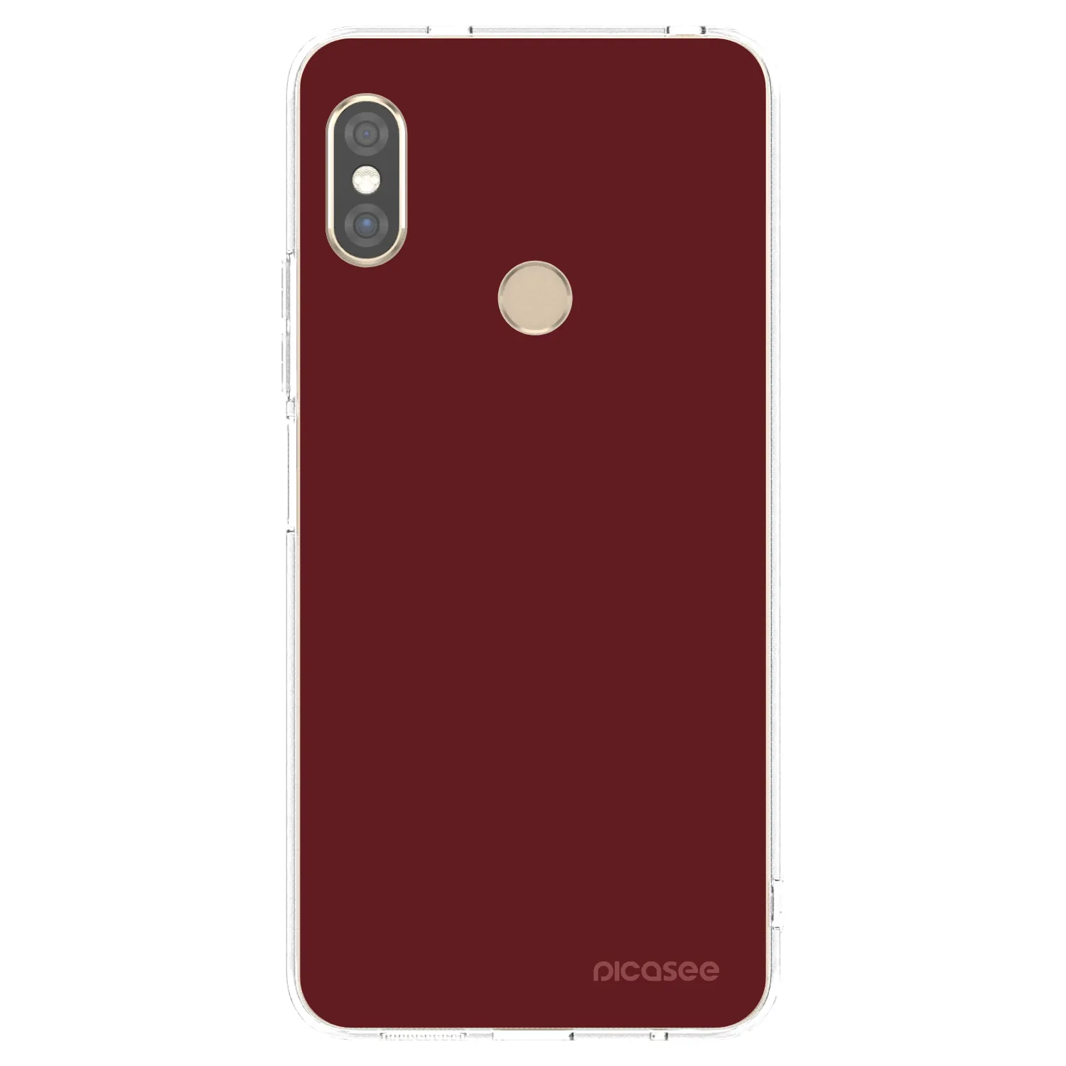 Picasee silikonski prozorni ovitek za Xiaomi Redmi Note 5 Global - Red Bliss