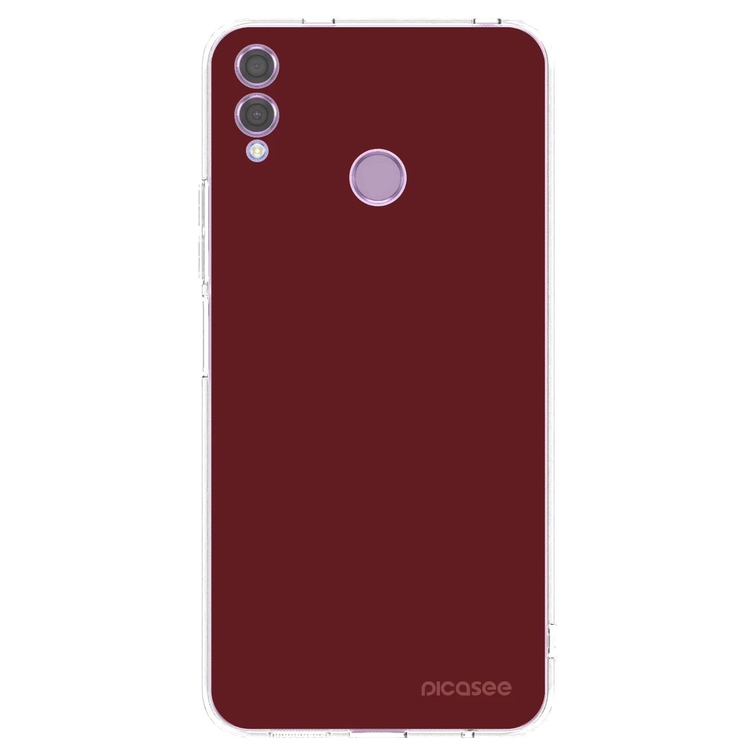 Picasee silikonski prozorni ovitek za Honor 8X - Red Bliss