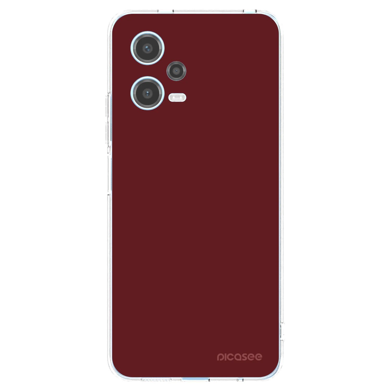 Picasee silikonski prozorni ovitek za Xiaomi Redmi Note 12 5G - Red Bliss