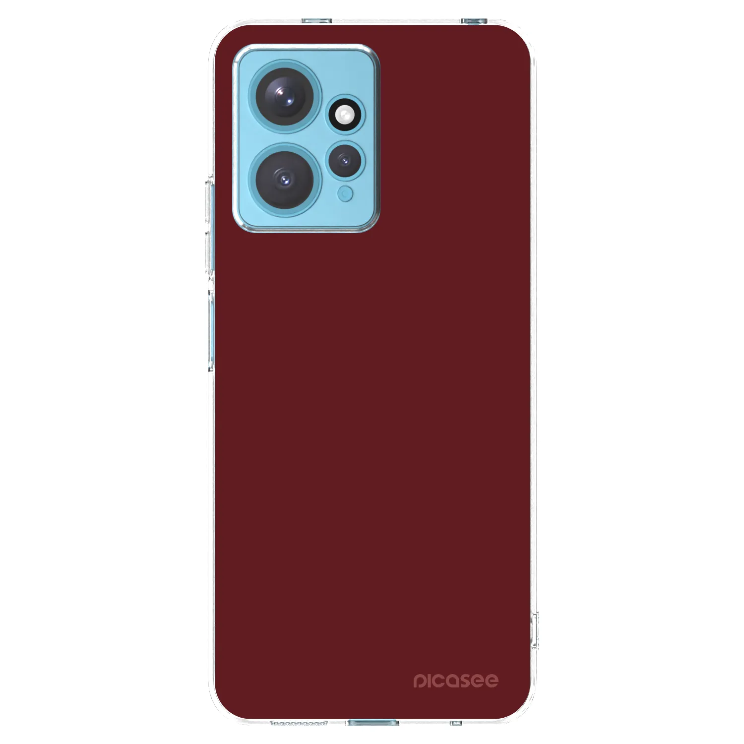 Picasee silikonski prozorni ovitek za Xiaomi Redmi Note 12 4G - Red Bliss