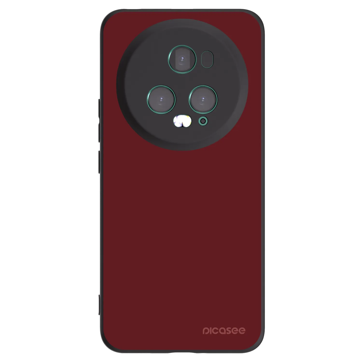 Picasee silikonski črni ovitek za Honor Magic5 Pro - Red Bliss