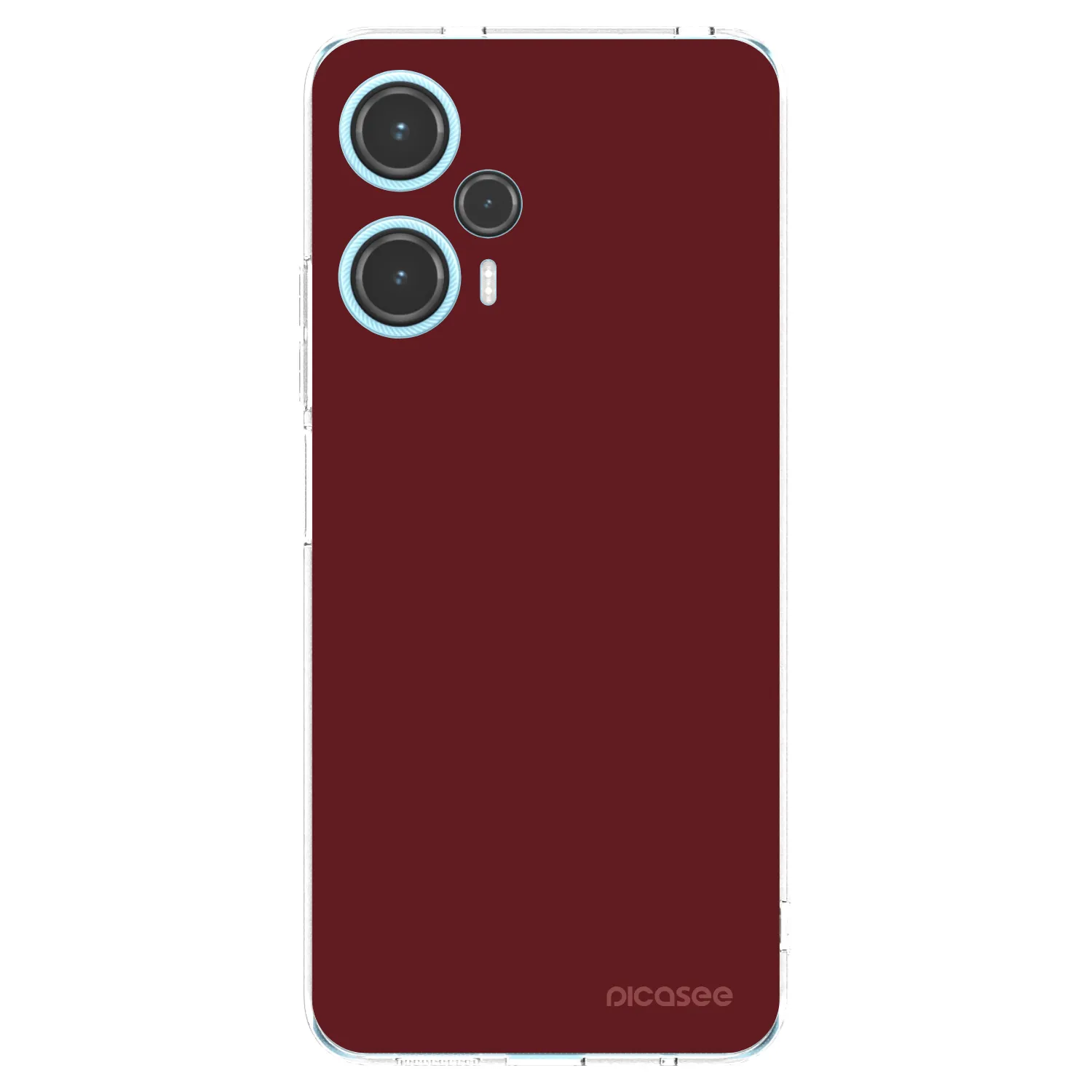 Picasee silikonski prozorni ovitek za Xiaomi Poco F5 - Red Bliss