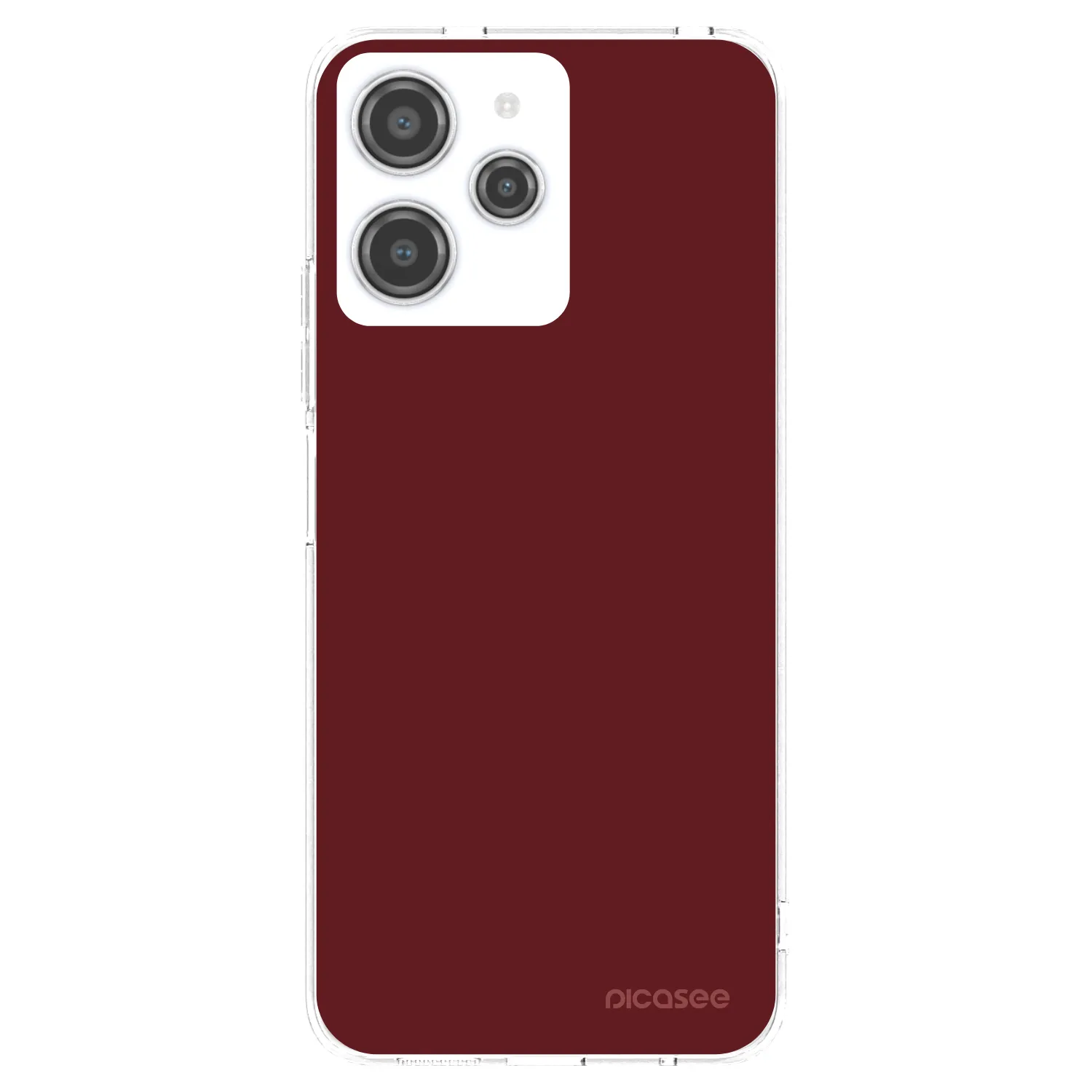 Picasee silikonski prozorni ovitek za Xiaomi Redmi 12 4G - Red Bliss