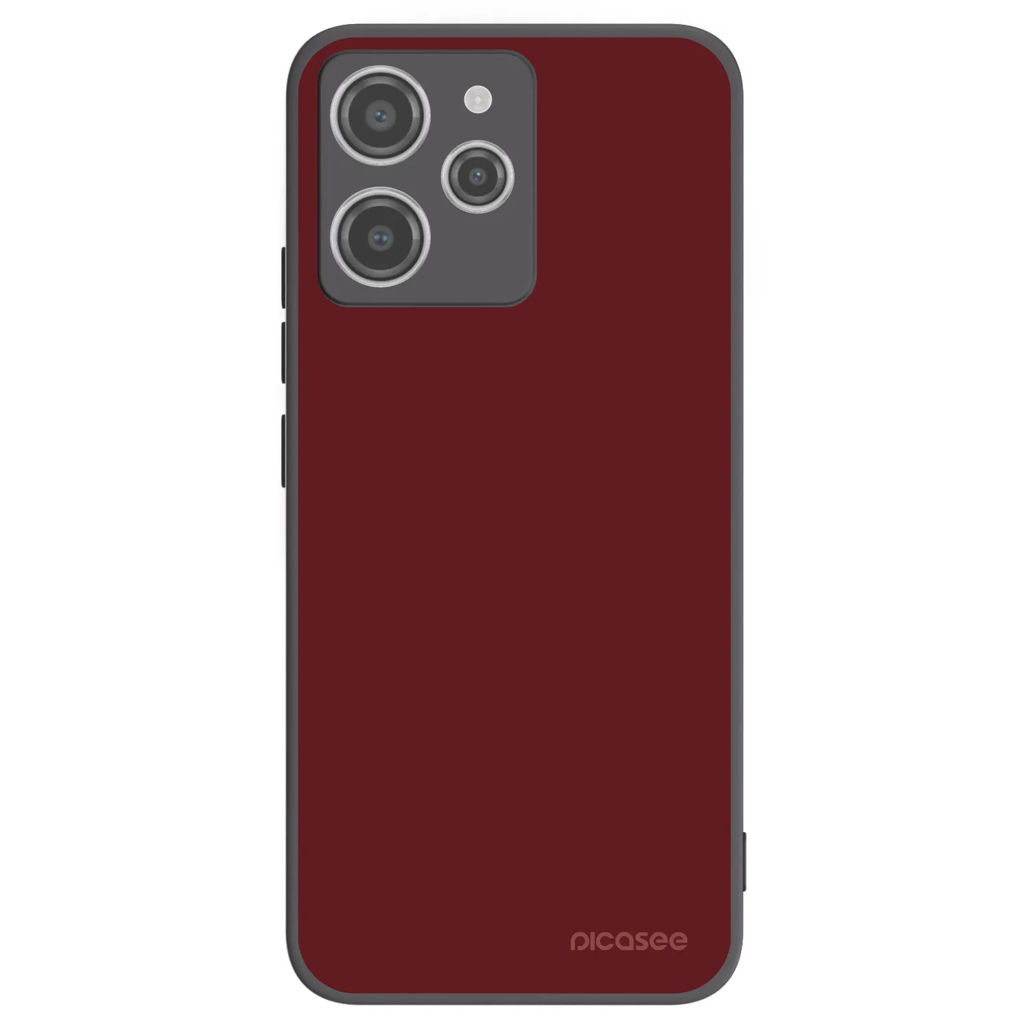 Picasee silikonski črni ovitek za Xiaomi Redmi 12 4G - Red Bliss