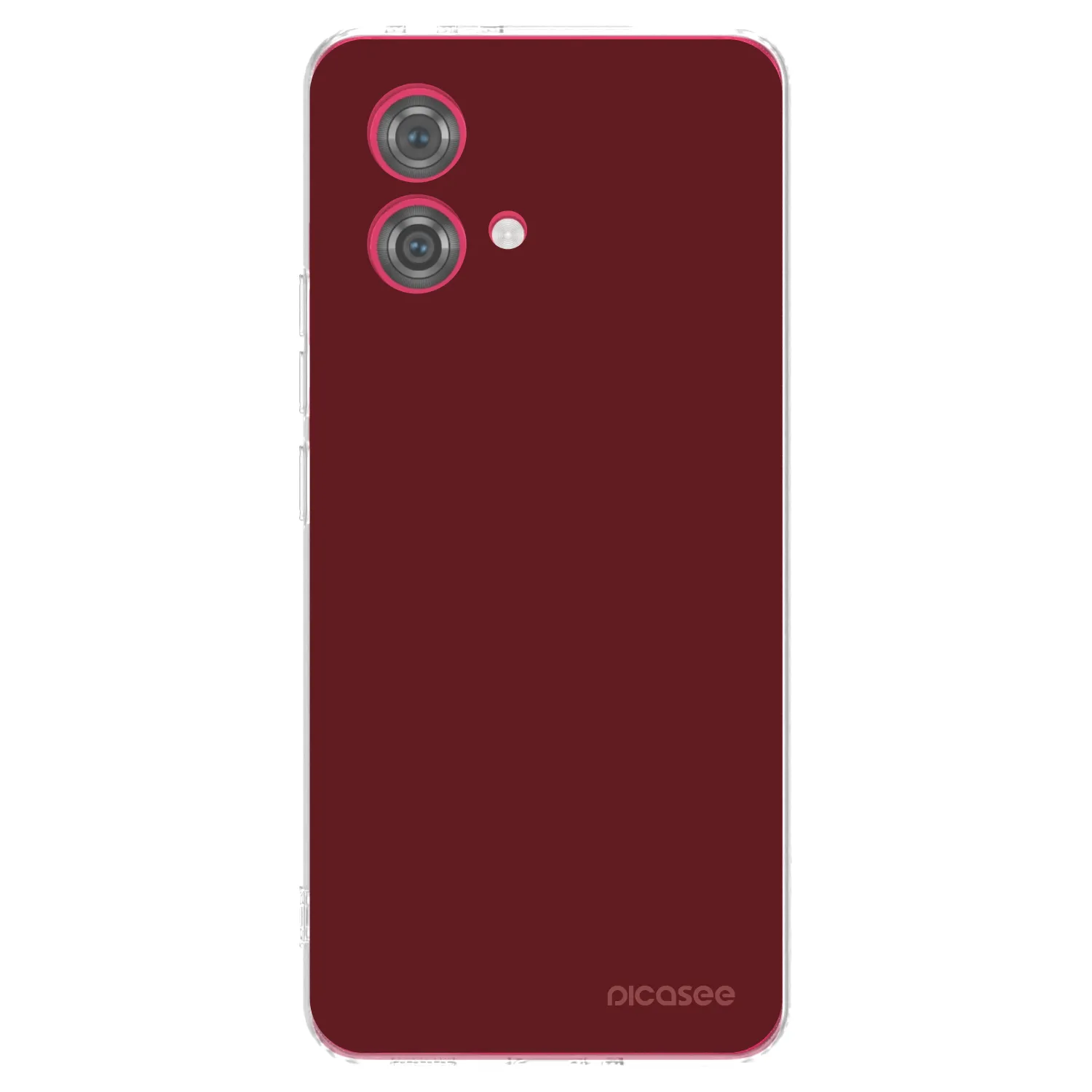 Picasee silikonski prozorni ovitek za Motorola Moto G84 5G - Red Bliss