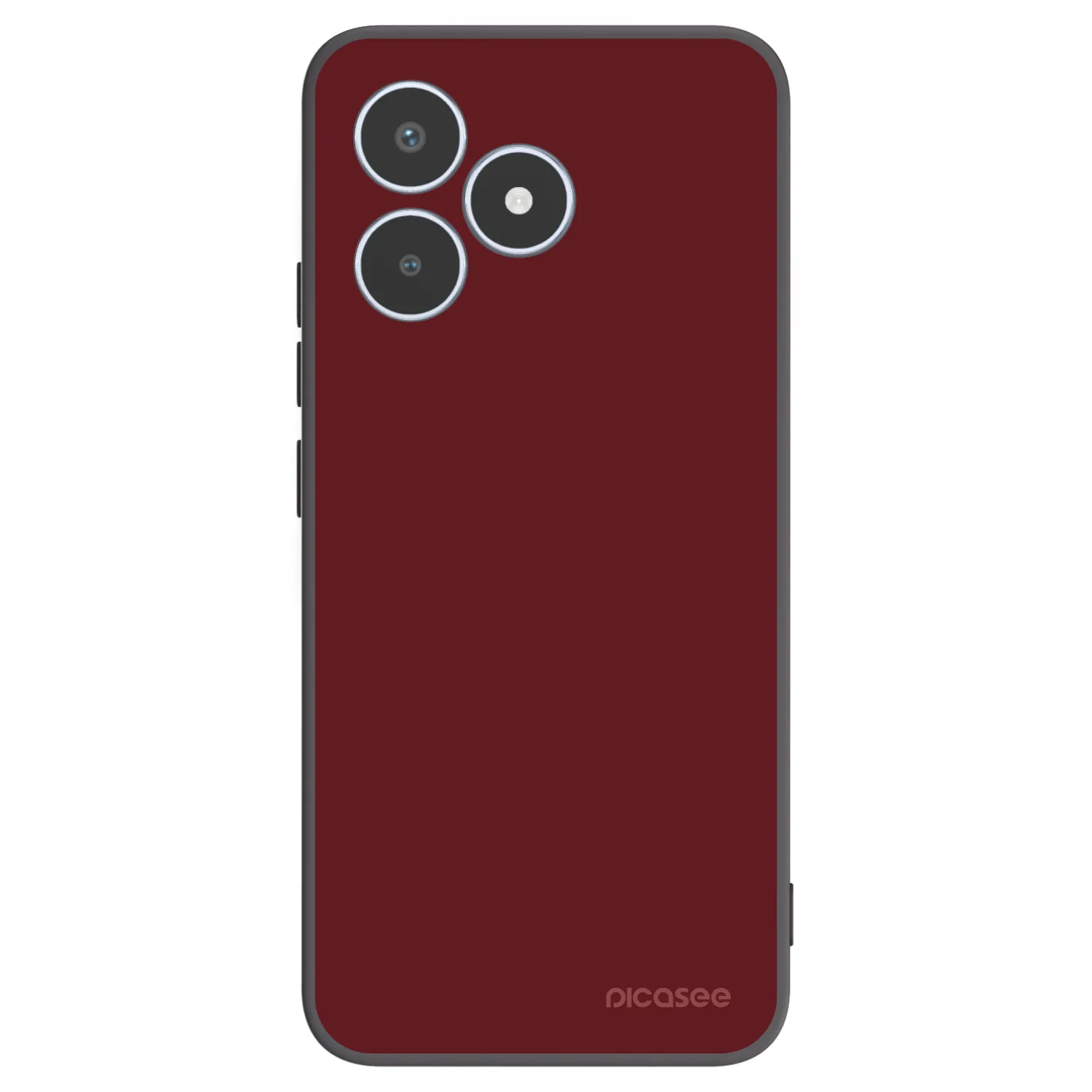 Picasee silikonski črni ovitek za Realme C53 - Red Bliss