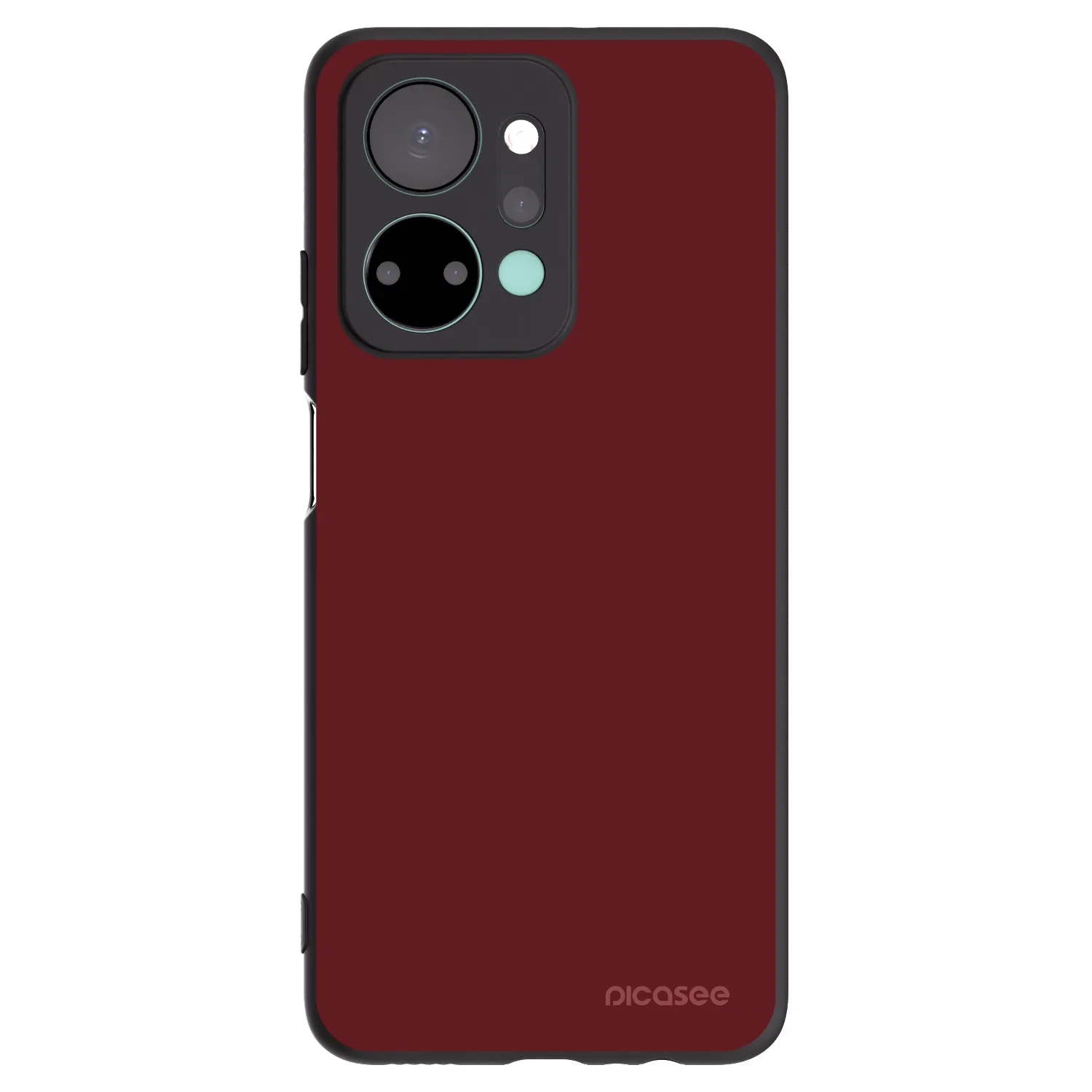 Picasee silikonski črni ovitek za Honor X7a - Red Bliss