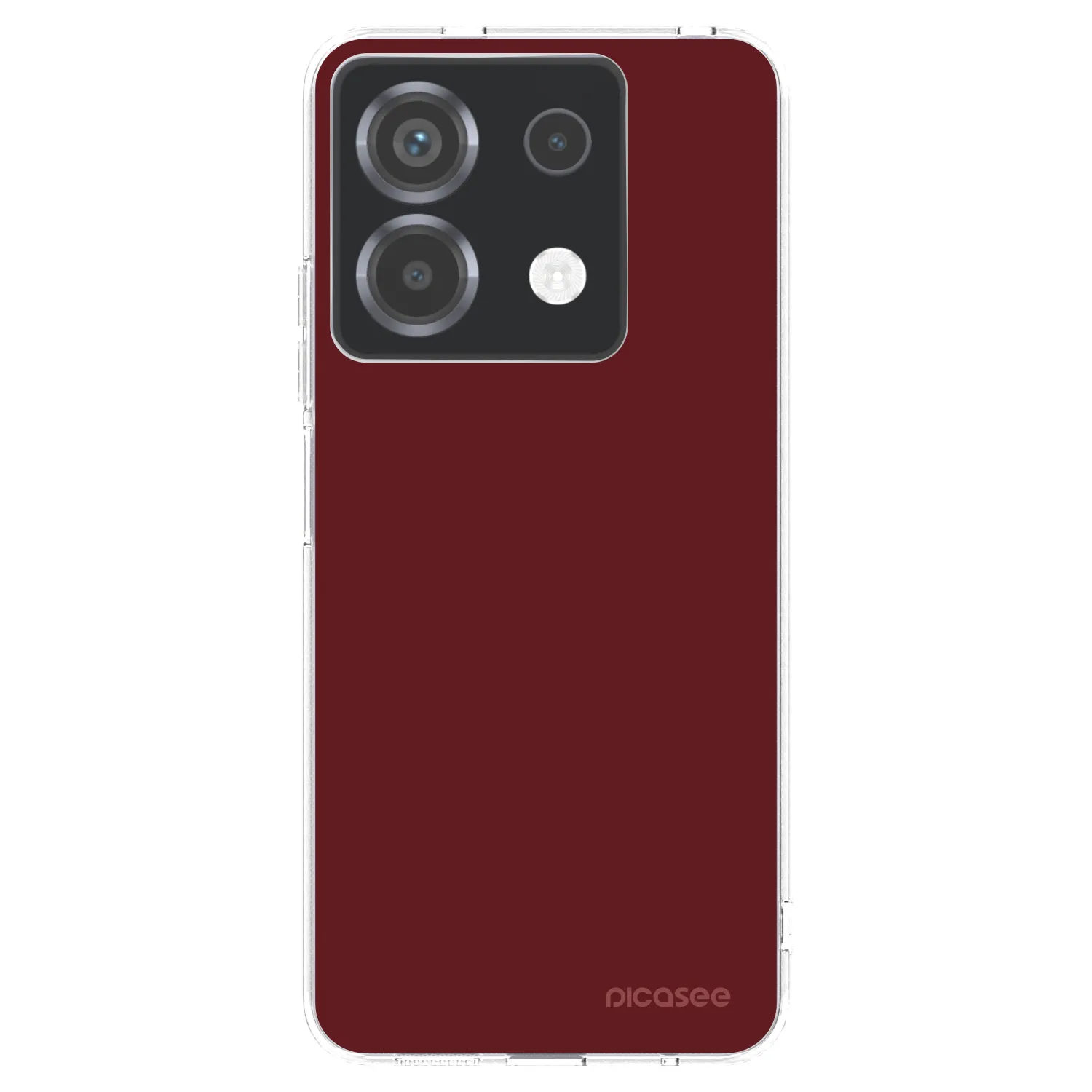 Picasee silikonski prozorni ovitek za Xiaomi Poco X6 - Red Bliss