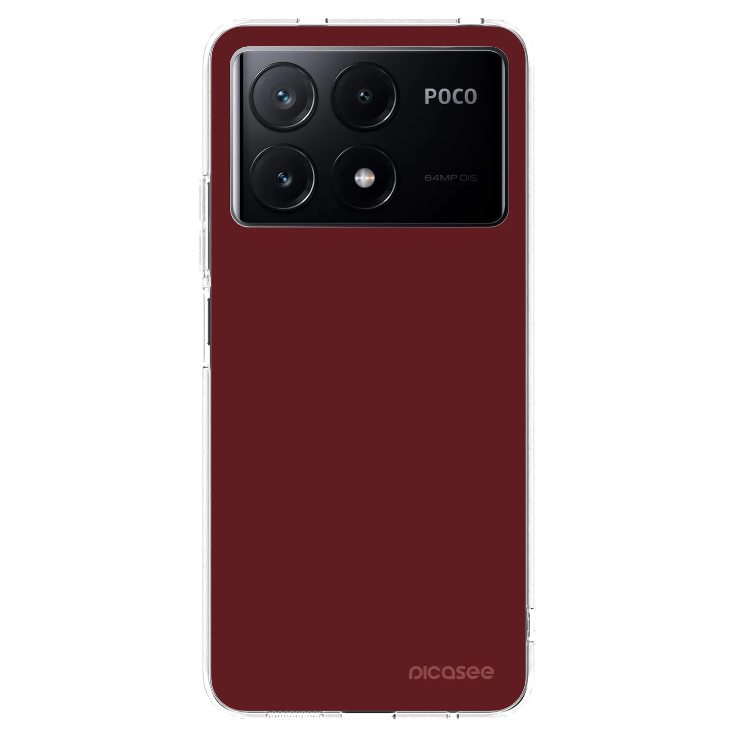 Picasee silikonski prozorni ovitek za Xiaomi Poco X6 Pro - Red Bliss