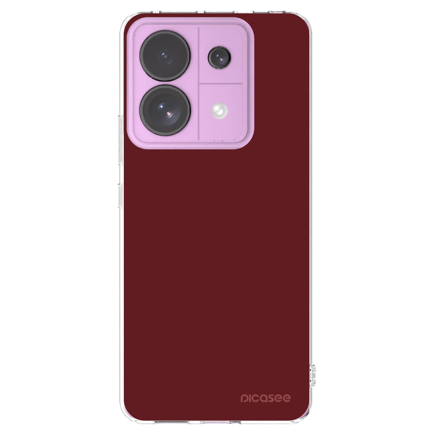 Picasee silikonski prozorni ovitek za Xiaomi Redmi Note 13 Pro 5G - Red Bliss