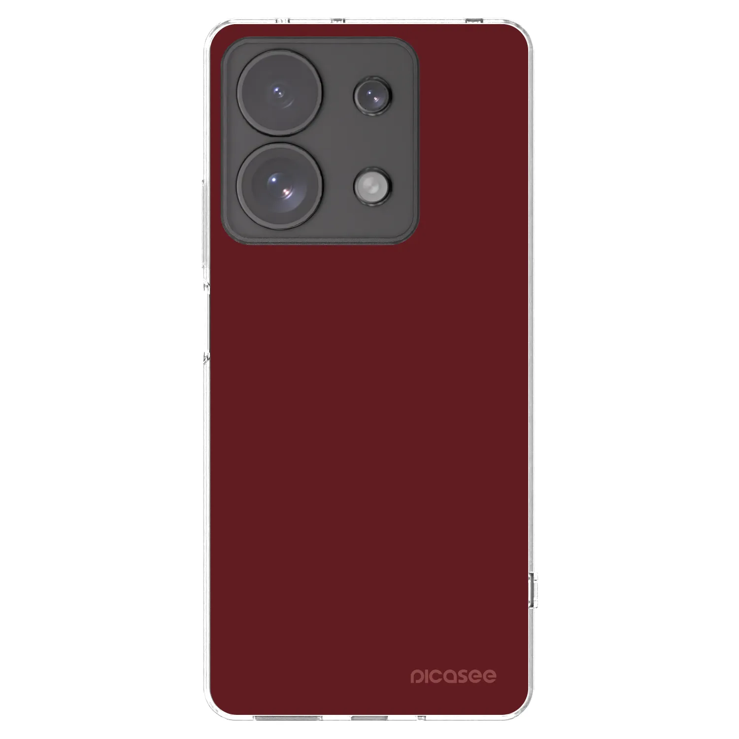 Picasee silikonski prozorni ovitek za Xiaomi Redmi Note 13 Pro 4G - Red Bliss