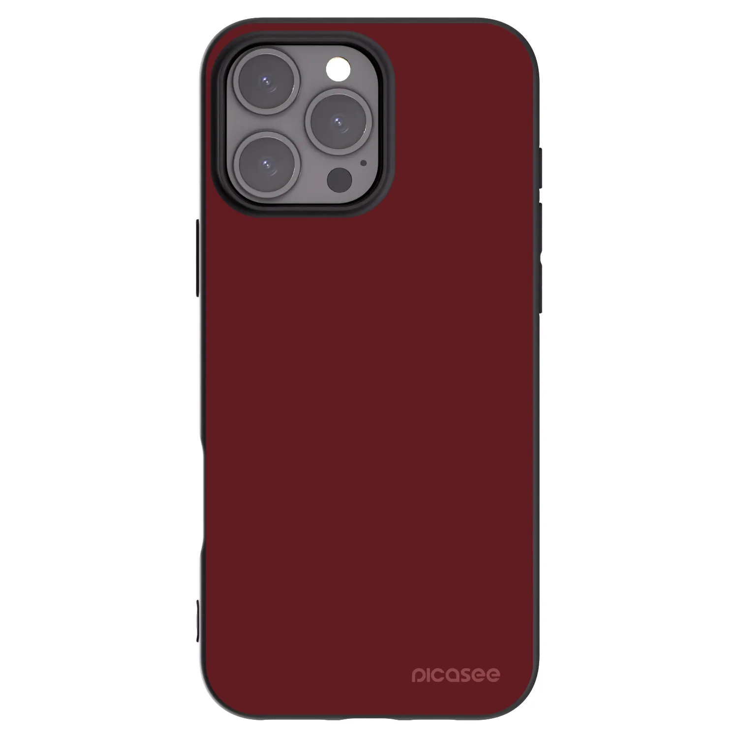 Picasee silikonski črni ovitek za Apple iPhone 16 Pro Max - Red Bliss