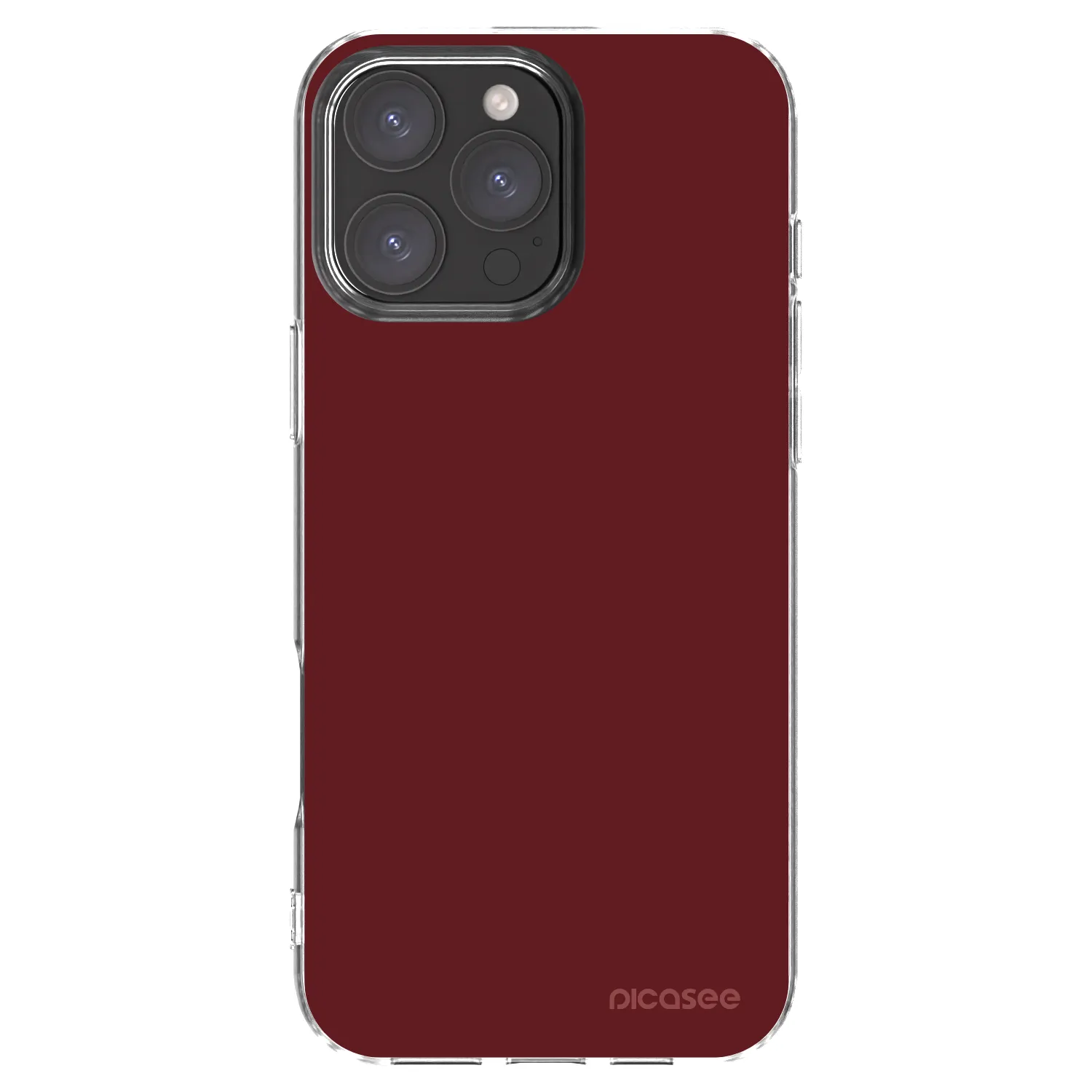 Picasee silikonski prozorni ovitek za Apple iPhone 16 Pro Max - Red Bliss