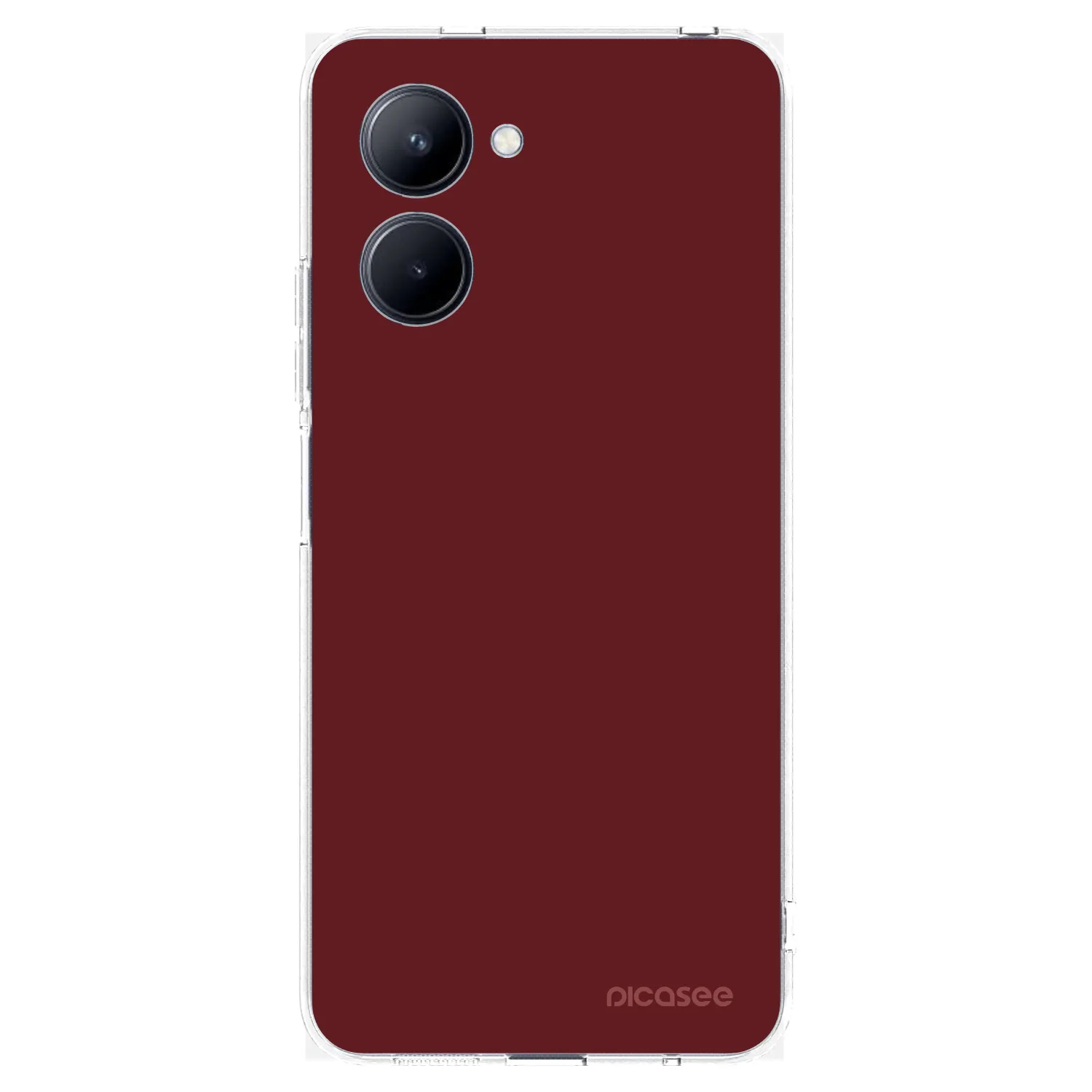 Picasee silikonski prozorni ovitek za Realme C33 (2023) - Red Bliss