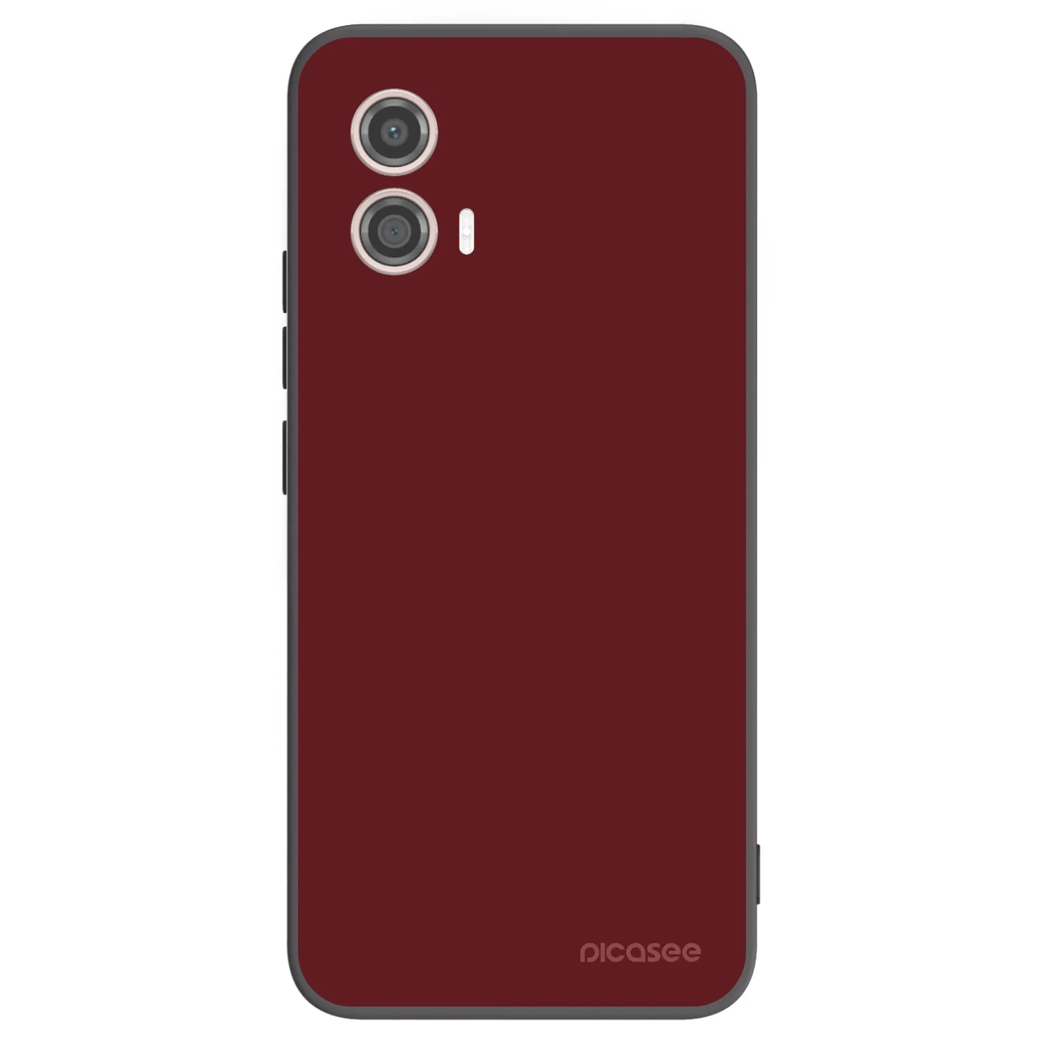 Picasee silikonski črni ovitek za Motorola Moto G53 5G - Red Bliss